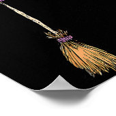 Poster Yes I Can Drive A Stick Soky Witch Funny Halloween (Coin)