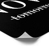 Poster Yesterday Now Tomorrow Do It Now (Coin)