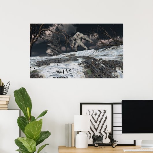 Poster Yeti (Bureau à domicile)