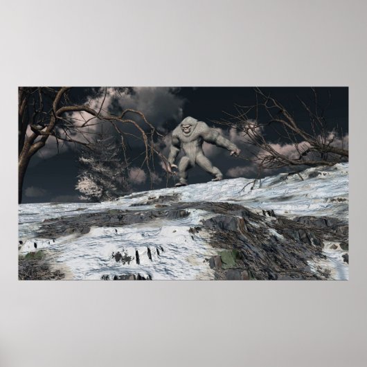 Poster Yeti (Devant)