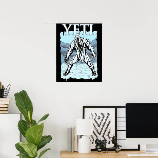 Poster Yeti (Bureau à domicile)