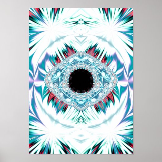 Poster yeti et l'oeil sacré (Devant)