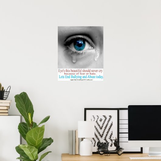 Poster yeux (Bureau à domicile)