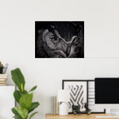 Poster Yeux (Bureau à domicile)