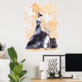 POSTER YEUX AMOUREUX (Bureau à domicile)