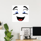 POSTER YEUX BLEU (Bureau à domicile)