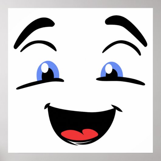 POSTER YEUX BLEU (Devant)