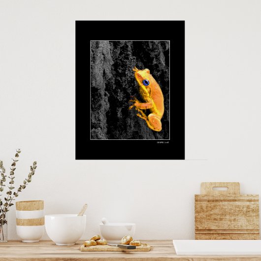 Poster Yeux bleus (Cuisine)