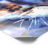 Poster yeux bleus (Coin)