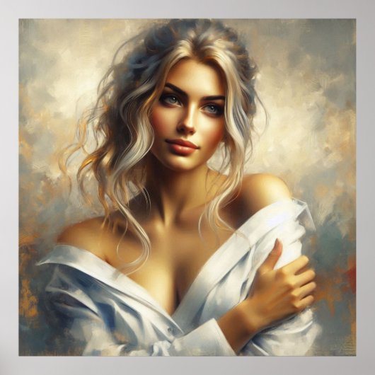 Poster Yeux bleus (Devant)