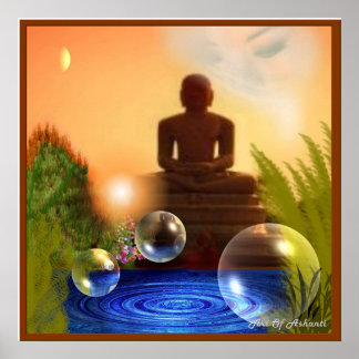 Poster Yeux de Bouddha