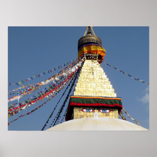 Poster Yeux de Bouddha (Devant)