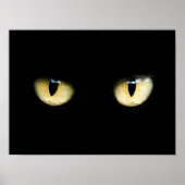 Poster Yeux de chat (Devant)