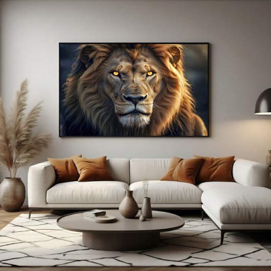 Poster Yeux de Feu du Roi de la Jungle