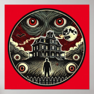 Poster Yeux de la demeure hantée