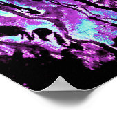 Poster Yeux de laser extraterrestre avec langue de reptil (Coin)