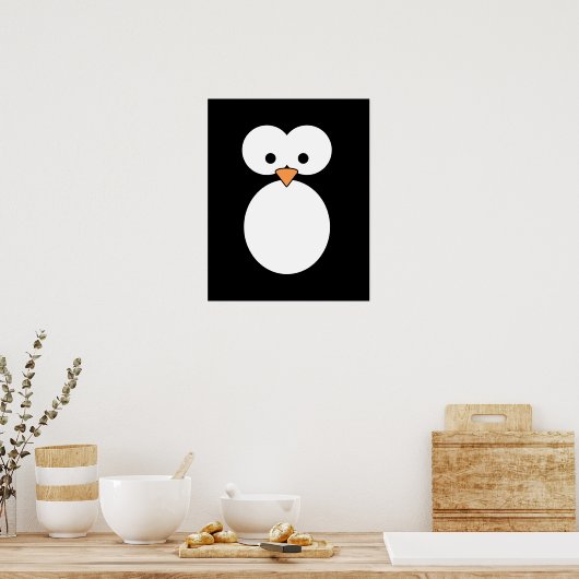 Poster Yeux de pingouin (Cuisine)