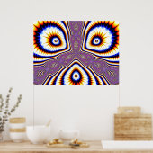 Poster Yeux du chaos I (Cuisine)