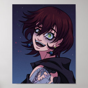 Poster Yeux éffrayants
