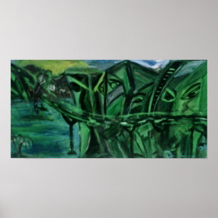 POSTER YEUX ÉMERAUDES
