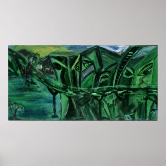POSTER YEUX ÉMERAUDES (Devant)