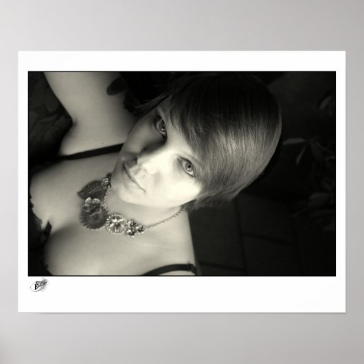 Poster Yeux et collier (Devant)