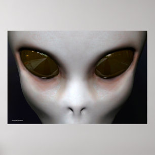 Poster Yeux étrangers