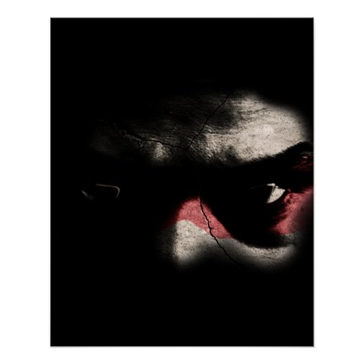 Poster Yeux foncés (Devant)