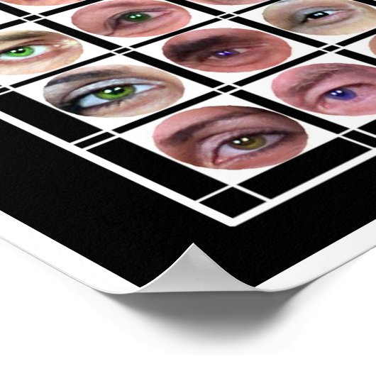 POSTER YEUX #P102 (Coin)