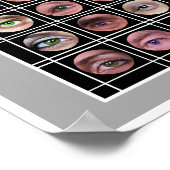 POSTER YEUX #P105 (Coin)