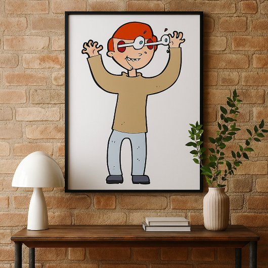 Poster Yeux qui s'échappent