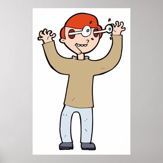 Poster Yeux qui s'échappent (Devant)