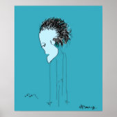 POSTER "YEUX VERTS" (Devant)