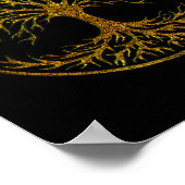 Poster Yggdrasil, Arbre Celtique De La Vie, Mythologie No (Coin)