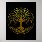 Poster Yggdrasil, Arbre Celtique De La Vie, Mythologie No (Devant)