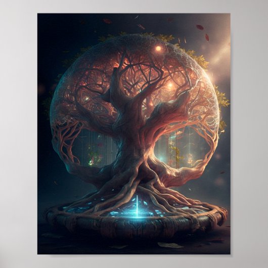 Poster Yggdrasil - L'arbre de vie (Devant)