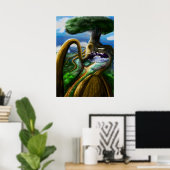 Poster Yggdrassil (Bureau à domicile)