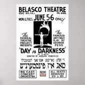 Poster Yiddish Anti-Play 1939 WPA (Devant)