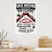 Poster Yiddish Comedy Tailor 1940 WPA (Cuisine)