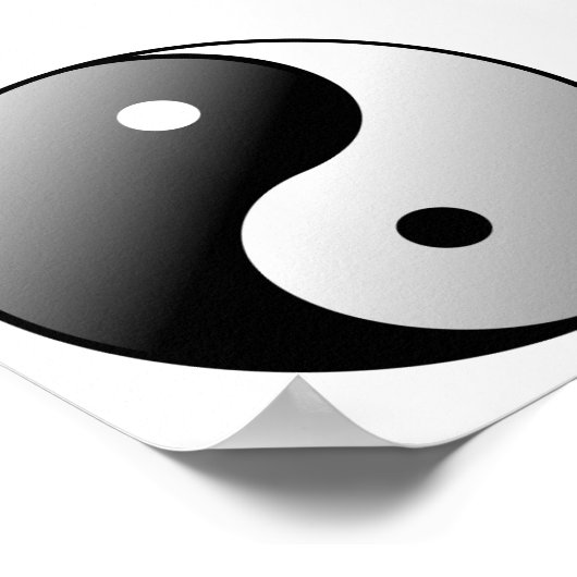 Poster Yin et Yang (Coin)