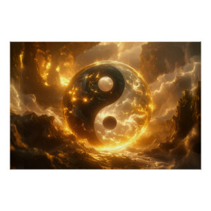 Poster YIN ET YANG - Yijing -