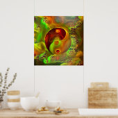 Poster Yin - Yang.  (Cuisine)