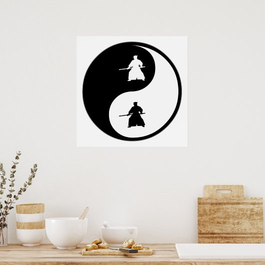 Poster Yin Yang Aikido (Cuisine)