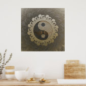 Poster Yin Yang avec l'arbre de vie par Amelia Carrie dan (Cuisine)