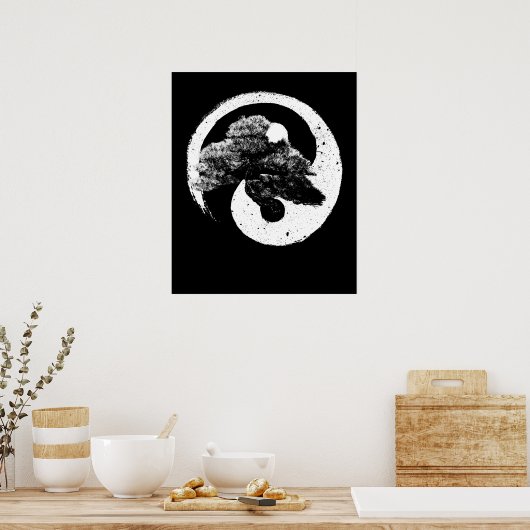 Poster Yin Yang Bonsai (Cuisine)