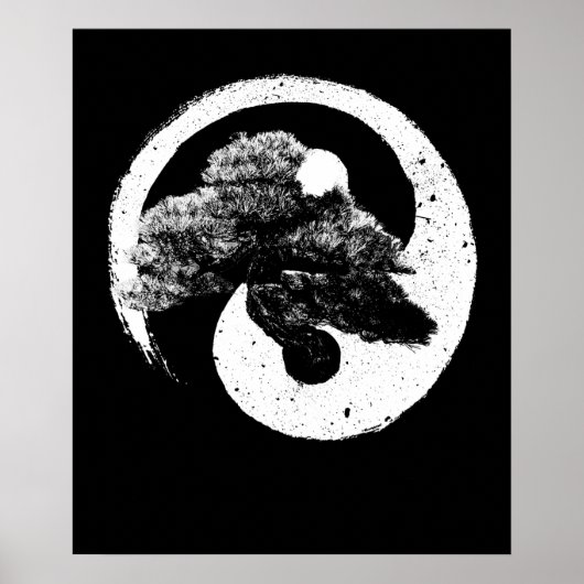 Poster Yin Yang Bonsai (Devant)