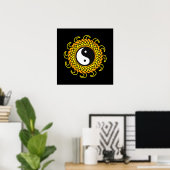 Poster Yin Yang Braided Sun (Bureau à domicile)