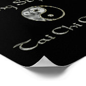 Poster Yin Yang Chrome, Yang Style Chrome, tai chi chrome (Coin)