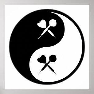 Poster Yin Yang Darts