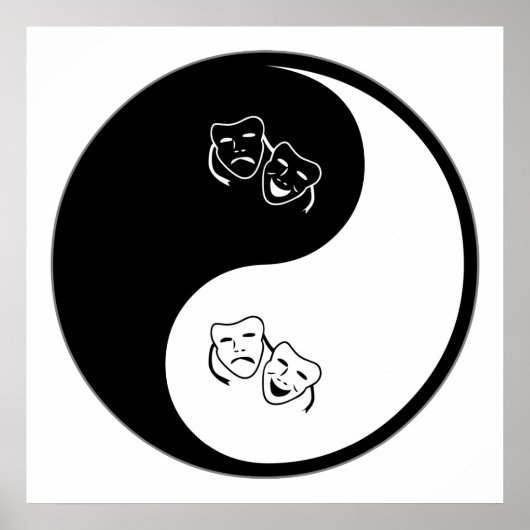 Poster Yin Yang Drama (Devant)